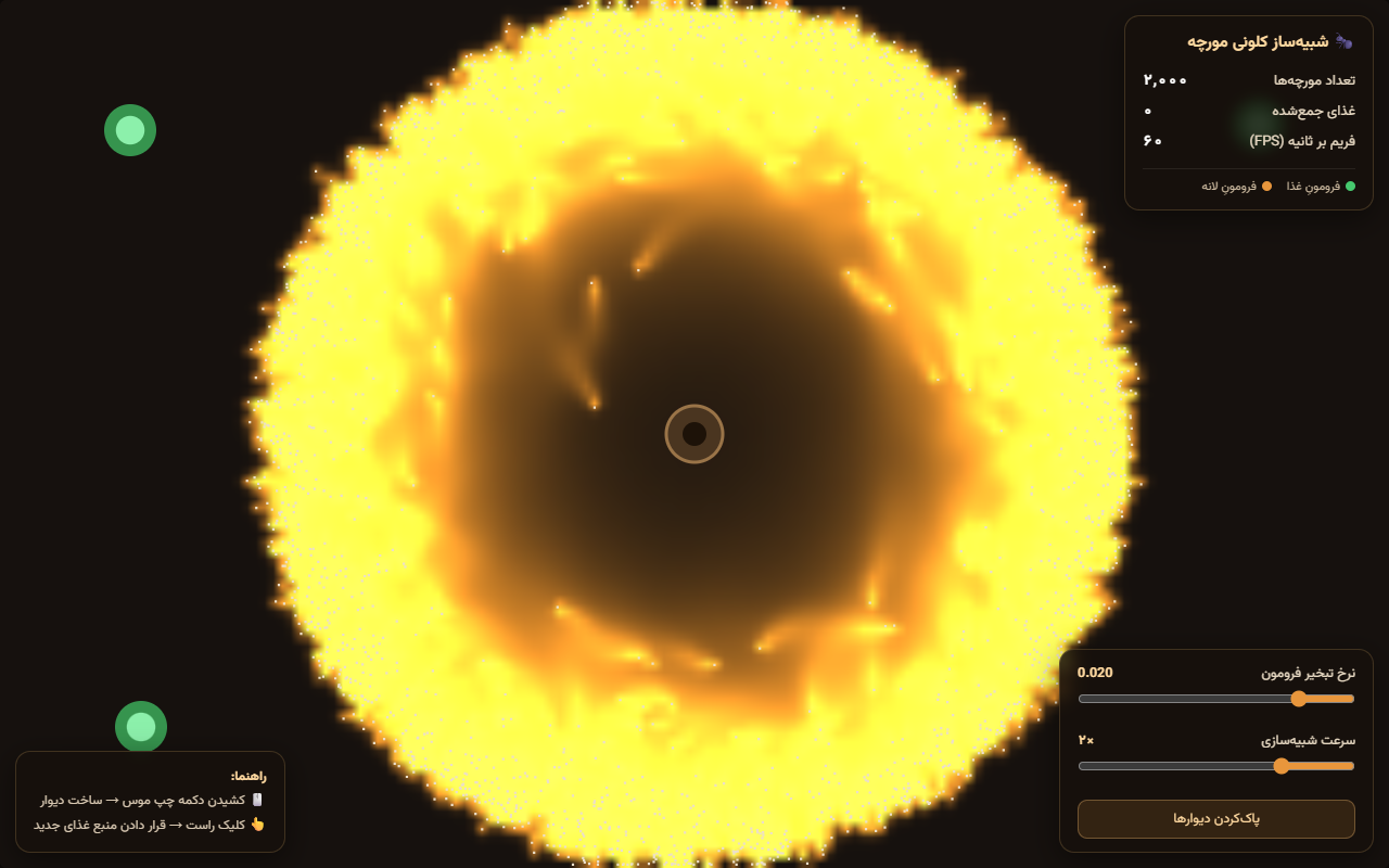 Screenshot 1 of Ant Colony, built by MoonshotAI: Kimi K3